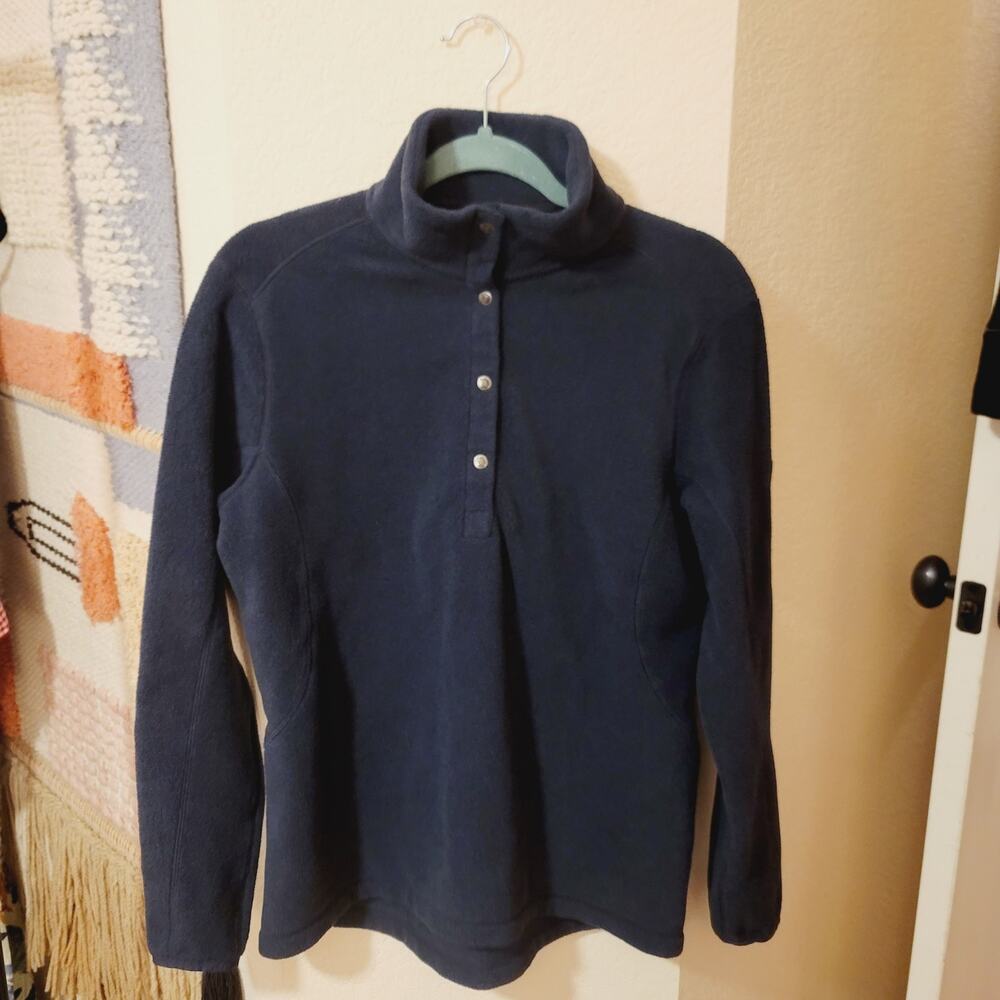 Fjallraven Ovik Fleece Sweater in Dark Navy, sz Large